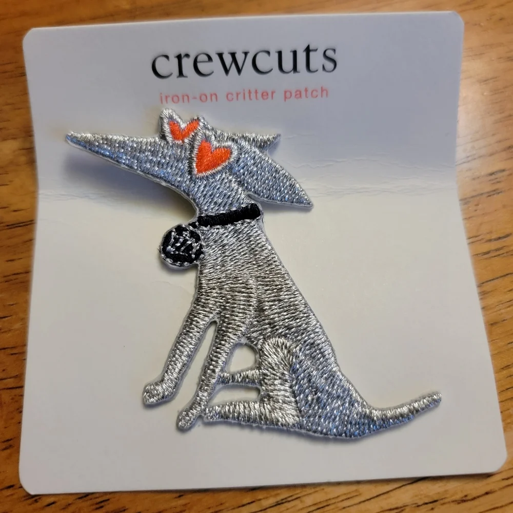 Crewcuts iron-on critter patch